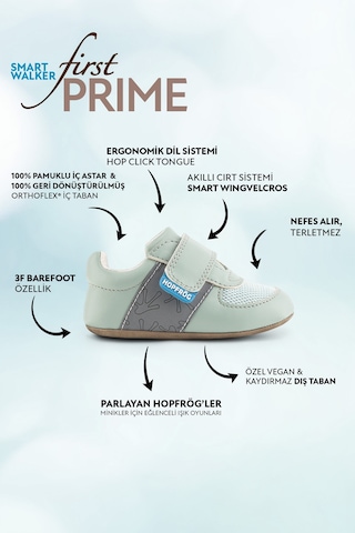Hopfrög Kids Smart Walker First Prime Super Mat Havalı Barefoot İlk Adım Bebek Ayakkabı