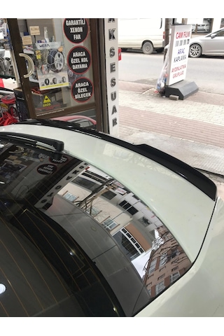 Skoda Octavia Votex Spoiler Piano Black Boyalı Spoyler Abs