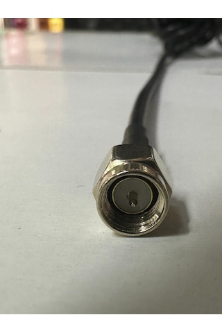 5 Dbi Sma Anten 3 Metre Kablolu 25 Cm İçi İğneli Sma Anten