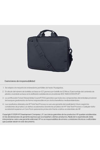 Hp Everyday 14 Laptop Çantasi Odyssey Gray A08kgaa Çok Renkli