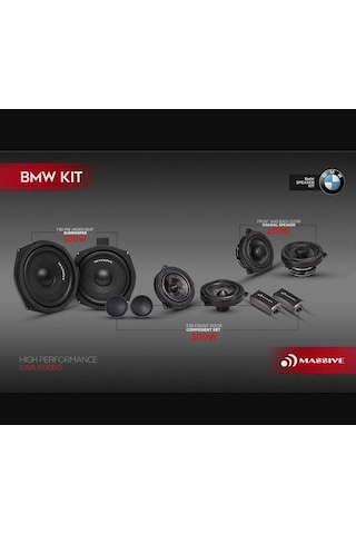 Bmw Massive Komponent Hoparlör Takımı