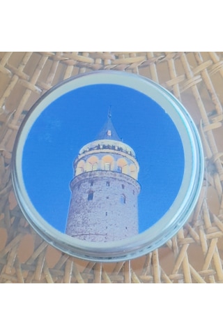 Galata Kulesi İçi Yıldızlı Simli Tkm