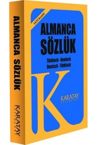 4E Almanca Sözlük Cep Tipi Plastik 1.Hamur Karatay Yayınevi