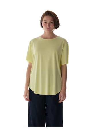 Penti Lime Yeşili Bisiklet Yaka Oversize Modal T-Shirt