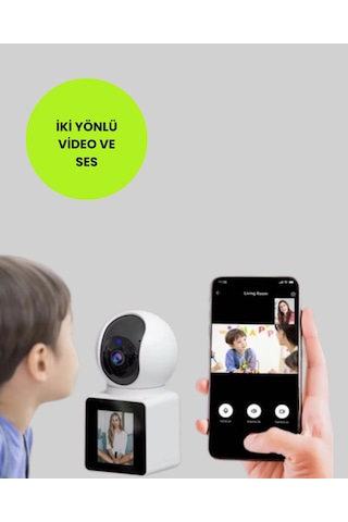 Akıllı Ev Güvenlik Kamerası 2k Ultra Hd Hareket Algılama Ve Çağrı Özellikli