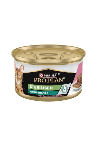 Pro Plan Ton Balıklı Ve Somonlu Kısırlaştırılmış Kedi Konservesi 85 Gr