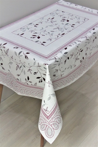 Dora Astarlı Silinebilir Pvc 120x160 Hazır Muşamba Masa Örtüsü - Yapraklı-220-3 001
