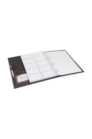2k Kartvizit Albümü 10 Sıralı 500 Kartlık İndeksli 26x32 Cm