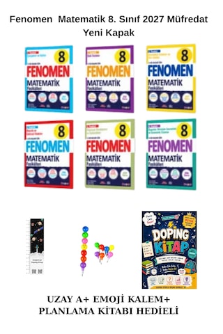 Fenomen 8. Sınıf Matematik Fasikül Planlama Kitabı +emoji K+uzay A 2027 Yeni Maarif Modeli Ve Yeni Kapak