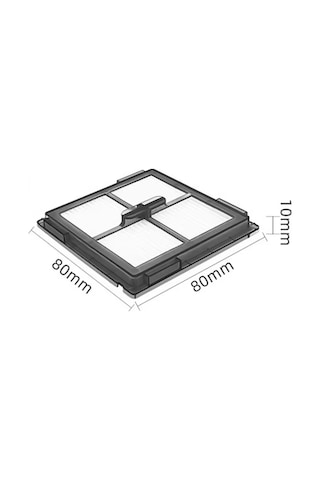Roborock Q8 Max Pro 2025 Model Ve Q8 Max Pro Plus Uyumlu 2 Adet Hepa Filtre