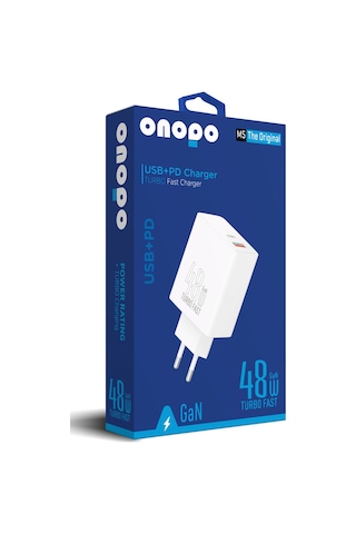 Onopo M5 48W Type-C USB Şarj Adaptörü