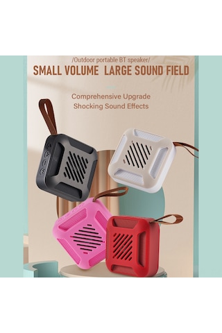 Mufunye G5 Su Geçirmez Bluetooth Hoparlörü - Taşınabilir, Süngerli, Mikrofonlu免提arama, 36 Saat Çalma Süresi, Ev/outdoor Kullanımı, Ten Rengi