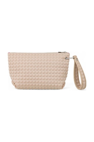 Bilik Deri Scuba Bej Kadın Portföy & Clutch Çanta Yeliz Bej