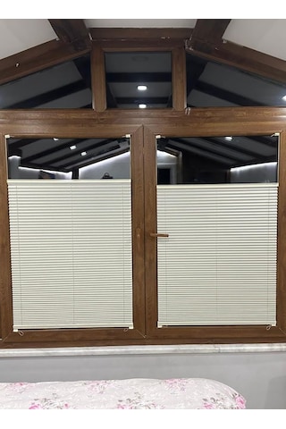 As Perde Pvc - Cam Balkon Uyumlu Ekonomik Plise Perde Vidalı