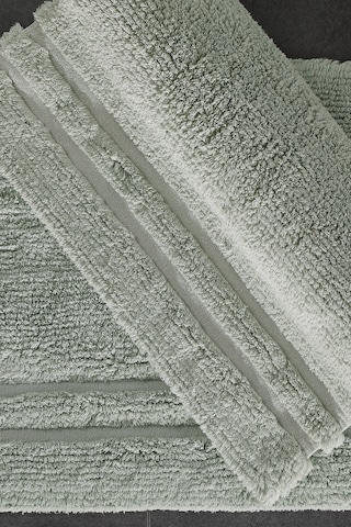 Yataş Bedding Felicia Banyo Paspası Seti - Nil Yeşili (50x60 cm + 60x100 cm) Nil Yeşili