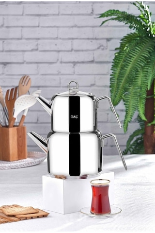 Taç Hera Maxi Çaydanlık Takımı Platin