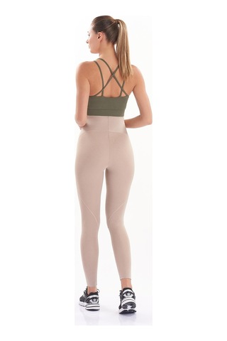 Josejuan Kadın Karyoka Dikiş Detaylı Toparlayıcı Spor Tayt 7113-taş Taş