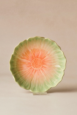 Karaca Magnolia Çukur Tabak 18 Cm Açık Yeşil