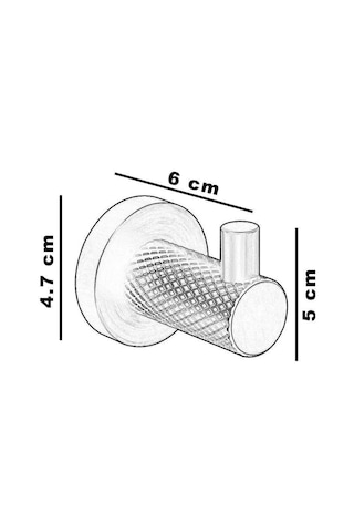 Fontana Tekli Askılık Fj-20501 Mat Siyah Mat Siyah