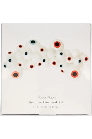 Meri Meri - Eyeball Balloon Garland - Göz Zincir Balon Seti Çok Renkli