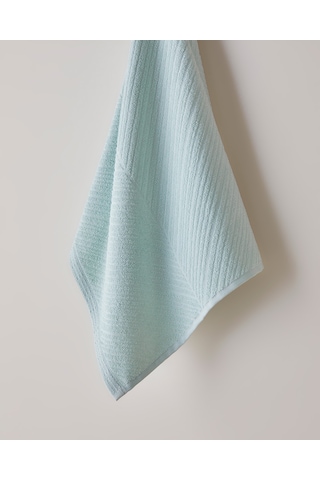 English Home Twill Pamuk Yüz Havlusu 50x70 Cm Su Yeşili Su Yeşili