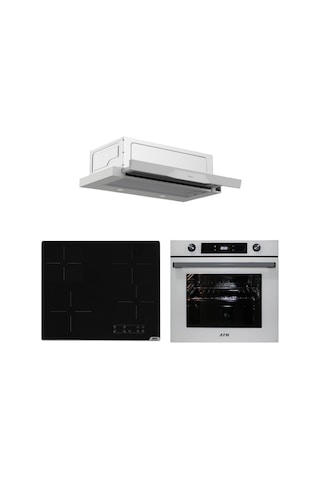 Afm Tech Ve Ferre Elektrikli Vitro CQ D037 + FM7701 + V6-04 Ankastre Set