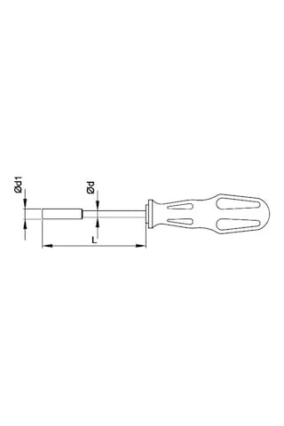 Ceta Form 1310M Torex Lokma Uçlu Tornavida 10 x 125 MM