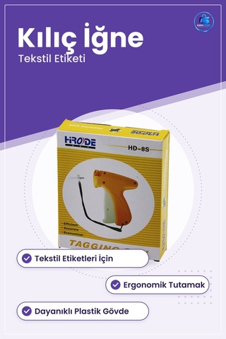 Etiketleme Tabancaı Uzun İğneli Tekstil Fiyat Etiketi Mağaza Ürün