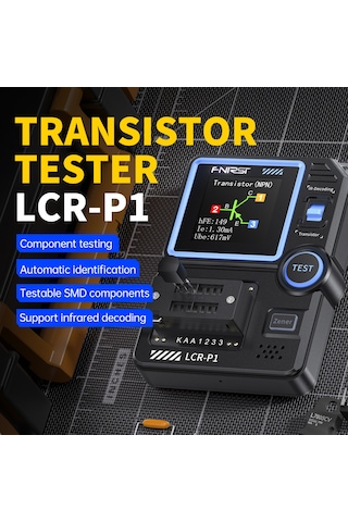 Maiyame Fnırsı Lcr-p1 Çok Fonksiyonlu Transistör, Diyot, Kondansatör Ve Mosfet Test Cihazı - Otomatik Tanıma Ve Renkli Ekran
