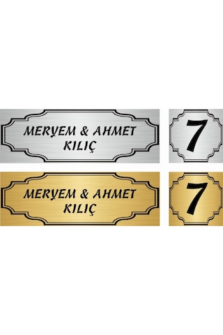 Kapı Isimliği Ve No