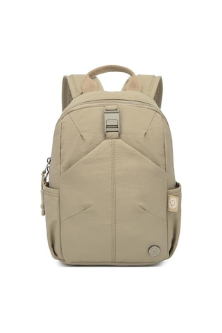Smart Bags Mikro Poly Kumaş Küçük Boy Kadın Sırt Çantası 3334 Vizon