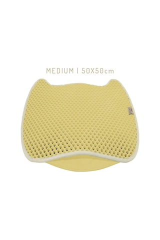 Cattie Taraklı Model Kum Toplayıcı Fonksiyonel Kedi Paspası Beige - Kedi Model M Boy 50-50cm
