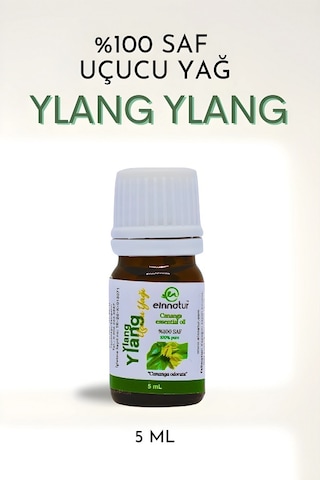 Einnatur Ylang Ylang Uçucu Yağı %100 Saf Cananga Odorata Essential Oil 5 ML