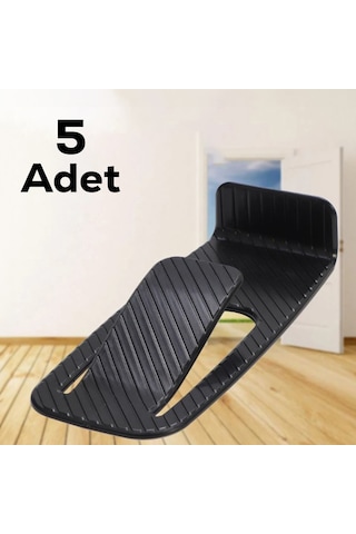 Porsima Yapışkanlı Kapı Stoperi - 5'li Kapı Kapı Altı Takozu