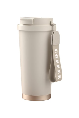 Sones 530ml 316 Paslanmaz Çelik Termos Bardak Kahve Kupası Çift İçme Suyu Bardağı