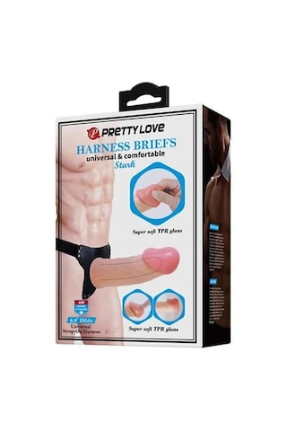 Zaga Oyun 17.5 CM Belden Bağlamalı İçi Boş Protez Penis