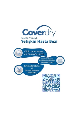 Külotlu Yetişkin Hasta Bezi Large 120 Adet L