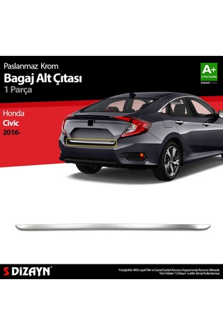 S-Dizayn Seat Leon Krom Bagaj Alt Çıtası 2006 - 2012