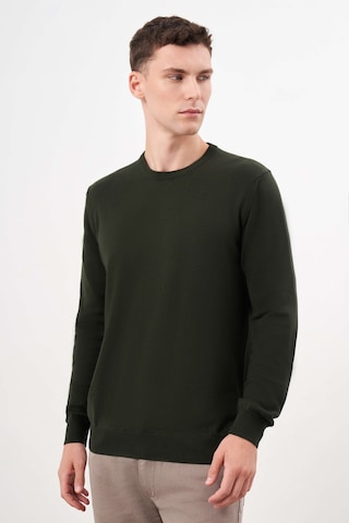 Morven Erkek Haki Basic Bisiklet Yaka Dynamic Fit Rahat Kesim Triko 26kc017006710 Haki Haki