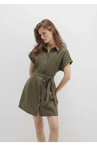 Mavi - Haki Gömlek Elbise 1310723-71549 Yeşil