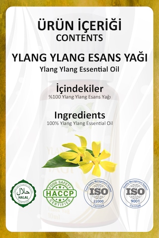 Ylang Ylang Yağı Cananga Odorata Essential Oil 10 Ml