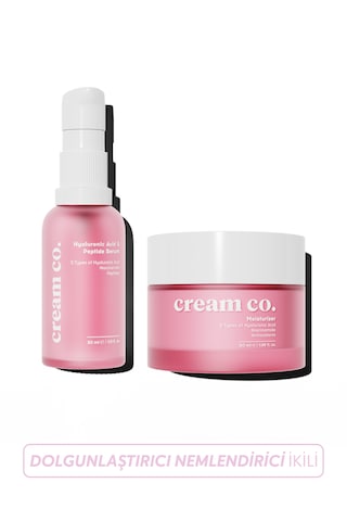 Cream Co. Cilt Tonu Eşitleyici Canlandırıcı Aydınlatıcı Dolgunlaştırıcı Nemlendirici Set