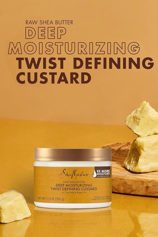 Shea Moisture Raw Shea Butter Nemlendirici Bukle Belirginleştirici Durulanmayan Saç Kremi 326gr