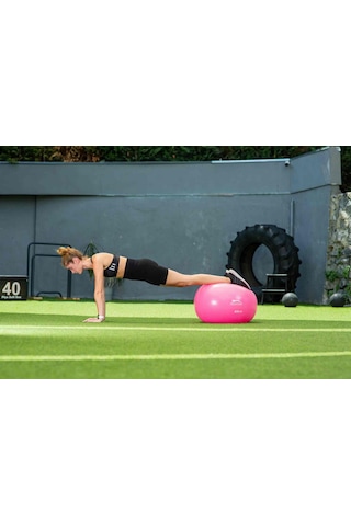 Slazenger 65cm Antıburst Gymball Fuşya(Pompa Dahil)