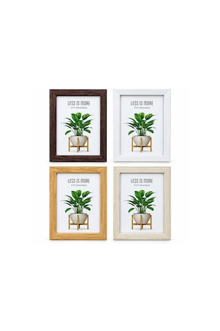 Yakut Ahşap Resim Çerçevesi 5"x7" Ve 21x29.7 Cm Boyutlarıyla- 48'li Paket