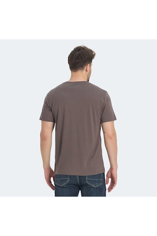 Slazenger  KRAKKER Erkek V Yaka Kahve Tişört