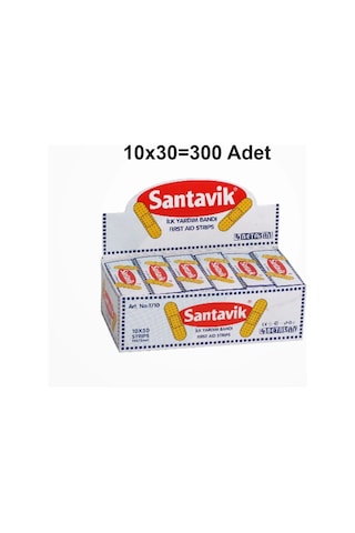 Santavik Yarabandı 10 Adet X 30 Paket - 300 Adet - 1 Kutu