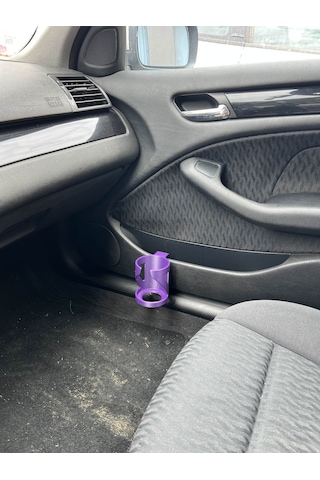 Bmw E46 Universal Bardaklık Araç İçi Cup Holder Konsol İçecek Tutucu Siyah