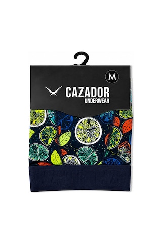 Cazador Erkek Boxer Desenli Pamuklu Ve Likralı 93030 Renkli