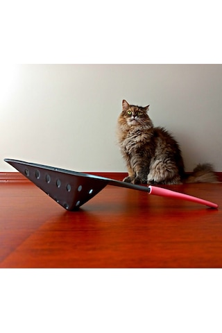 Kedi Kumu Eleme Küreği, Küçük Delikli Ince Taneli Dar Aralıklı Pet Tuvalet Temizleme Eleği Süzgeç
